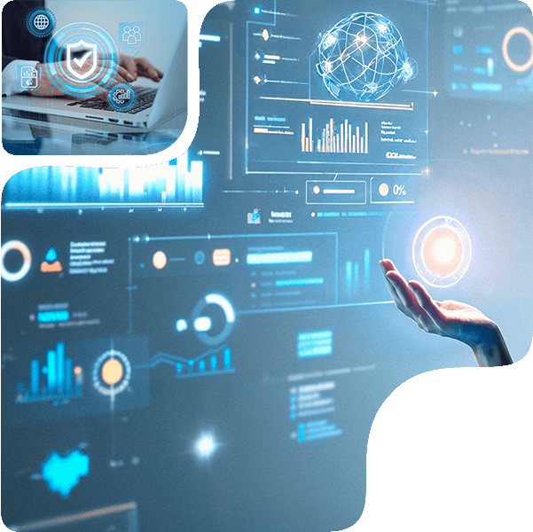 Network security and SD-WAN illustration